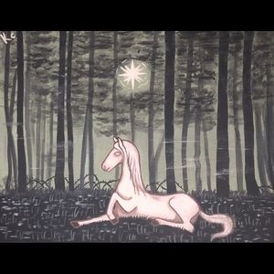 Original Painting, Artwork on canvas, Gothic Home Decor